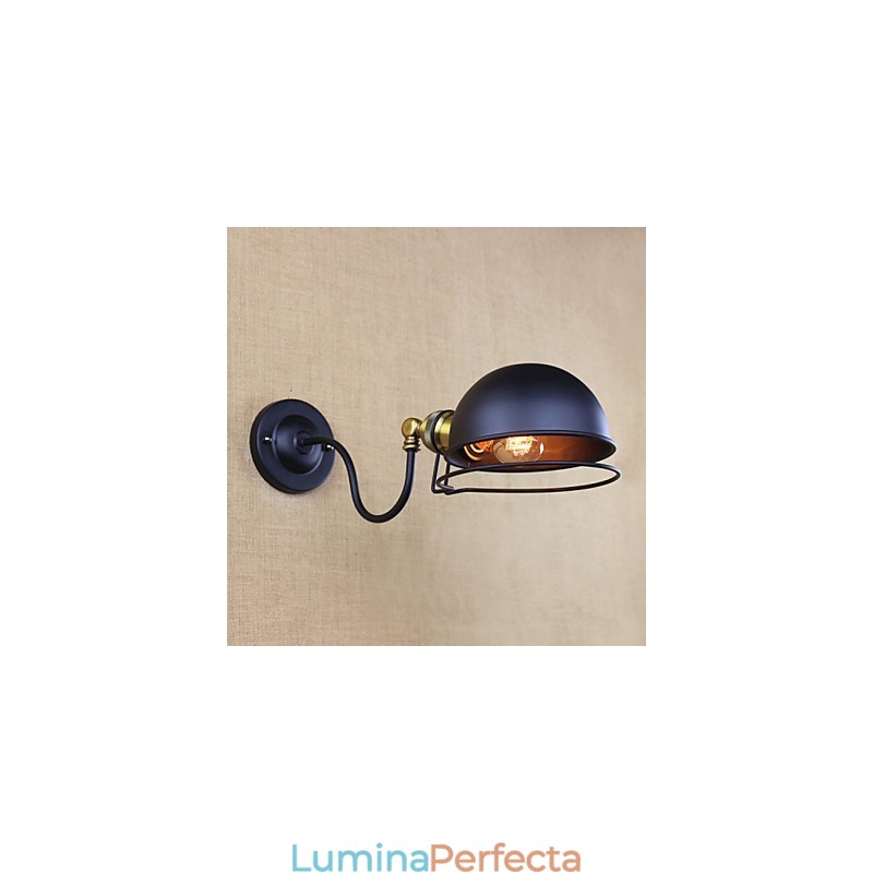 Caracteristică simplă de pictură retro country pentru aplice de perete cu iluminare în jos pentru protecția ochilor în stil mini