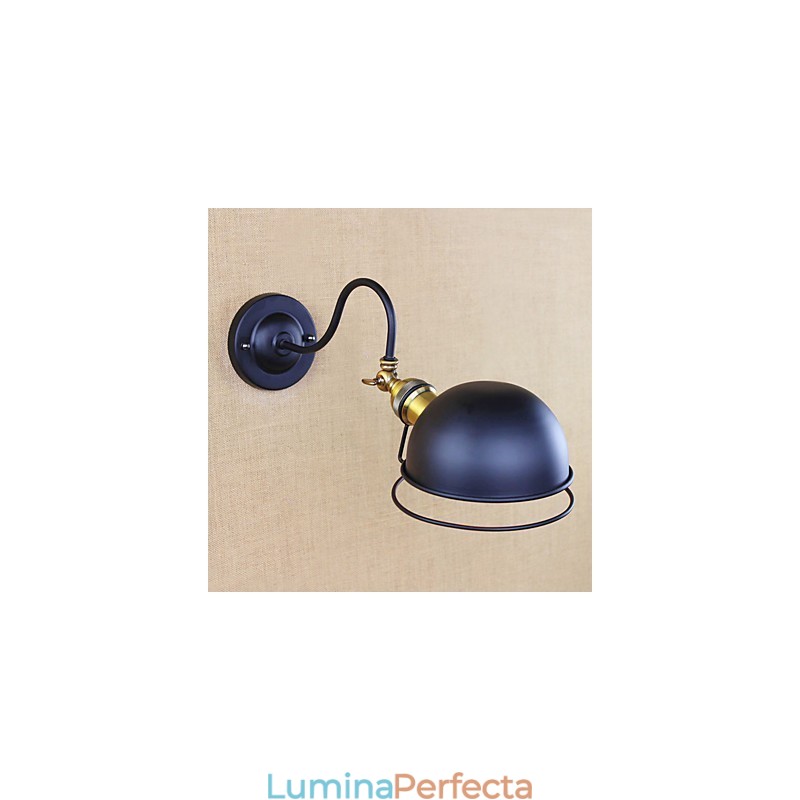 Caracteristică simplă de pictură retro country pentru aplice de perete cu iluminare în jos pentru protecția ochilor în stil mini