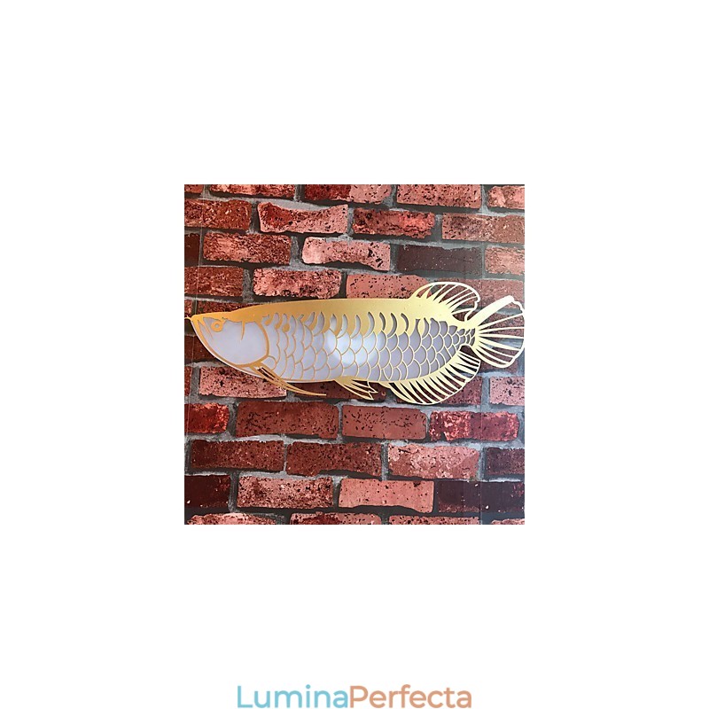 Aplice moderne de perete în formă de pește, stil simplitate, iluminat acrilic, sufragerie, hol, dormitor, camere de hotel, iluminat de decorare