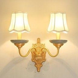 Simplu Country Traditional Clasic Alama Caracteristica pentru Mini Style Uplight Appliques Perete Lamp Pu