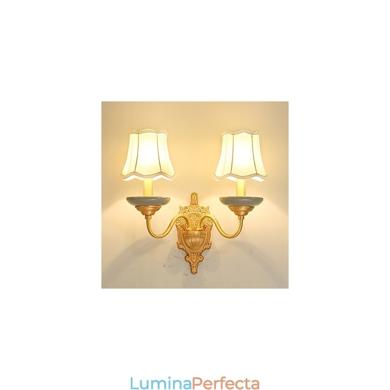 Simplu Country Traditional Clasic Alama Caracteristica pentru Mini Style Uplight Appliques Perete Lamp Pu