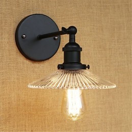 Caracteristică de pictură retro rustică pentru aplice de perete cu lumină ambientală pentru protecția ochilor în stil mini