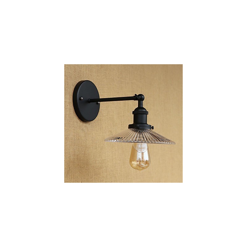 Caracteristică de pictură retro rustică pentru aplice de perete cu lumină ambientală pentru protecția ochilor în stil mini