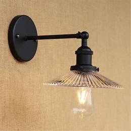 Caracteristică de pictură retro rustică pentru aplice de perete cu lumină ambientală pentru protecția ochilor în stil mini