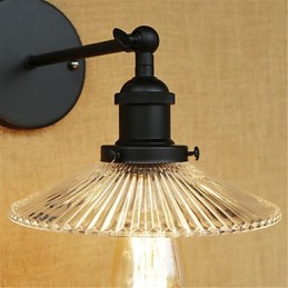 Caracteristică de pictură retro rustică pentru aplice de perete cu lumină ambientală pentru protecția ochilor în stil mini