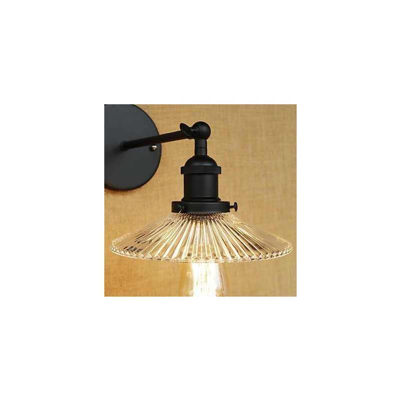 Caracteristică de pictură retro rustică pentru aplice de perete cu lumină ambientală pentru protecția ochilor în stil mini
