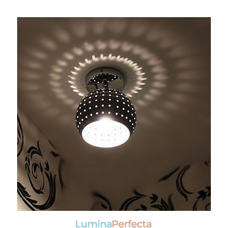 Minge poroasă creativă Reflecție estetică Absorb lumina din dom Lampă din fier forjat Minge poroasă creativă Reflecție estetică Absorb lumina din dom Lampă din fier forjat