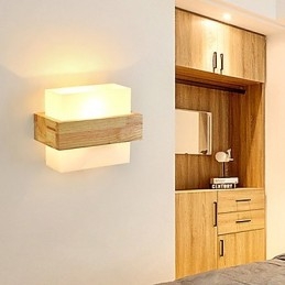 Caracteristică de țară noută pentru protecția ochilor în stil Mini Aplice de lumină ambientală Vehicul de noapte de noptiere Lampă de perete creativă pentru balcon