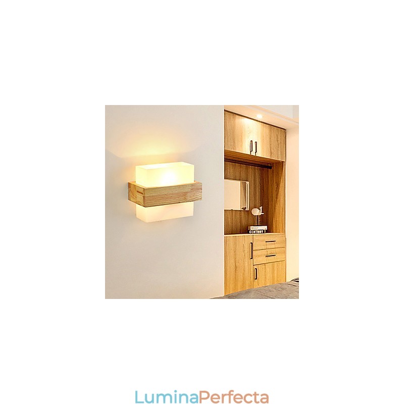Caracteristică de țară noută pentru protecția ochilor în stil Mini Aplice de lumină ambientală Vehicul de noapte de noptiere Lampă de perete creativă pentru balcon