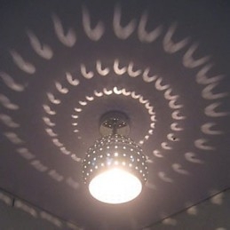 Minge poroasă creativă Reflecție estetică Absorb lumina din dom Lampă din fier forjat
