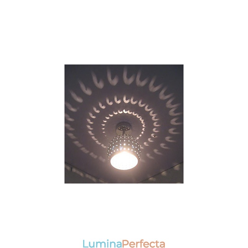 Minge poroasă creativă Reflecție estetică Absorb lumina din dom Lampă din fier forjat