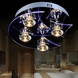 Candelabru Modern Crystal Living 4 Lumini