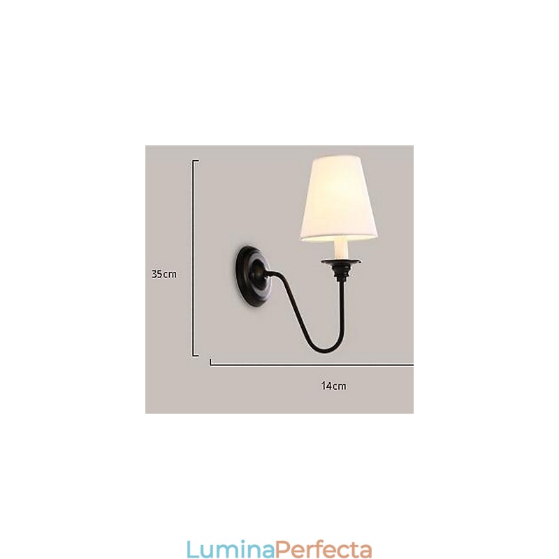 Aplice de perete cu iluminare în jos, modernă, contemporană, galvanizată