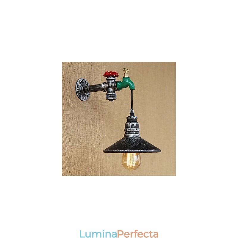 Caracteristică de pictură rustic Lodge pentru aplice de perete cu lumină ambientală