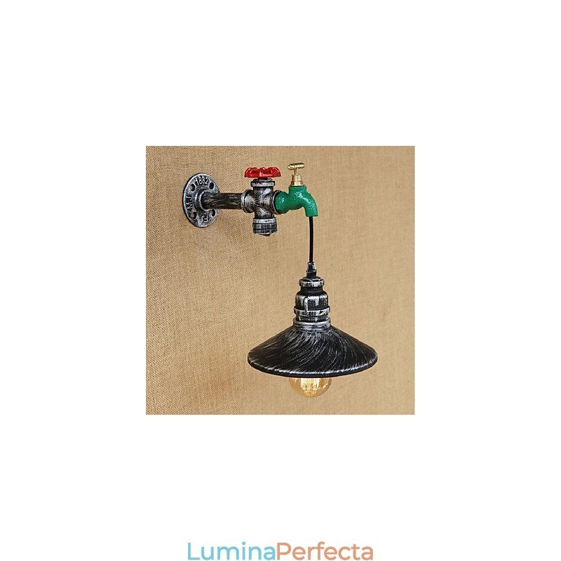Caracteristică de pictură rustic Lodge pentru aplice de perete cu lumină ambientală