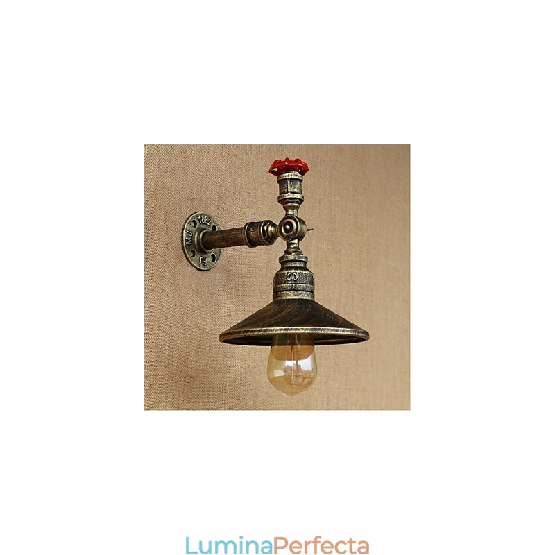 Caracteristică de pictură rustic Lodge pentru aplice de perete cu lumină ambientală