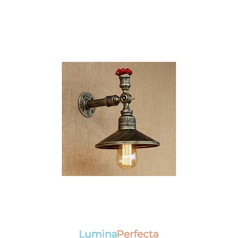 Caracteristică de pictură rustic Lodge pentru aplice de perete cu lumină ambientală
