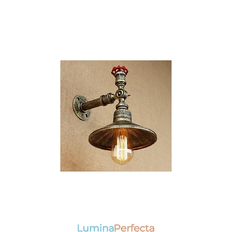 Caracteristică de pictură rustic Lodge pentru aplice de perete cu lumină ambientală