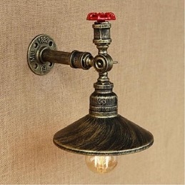 Caracteristică de pictură rustic Lodge pentru aplice de perete cu lumină ambientală