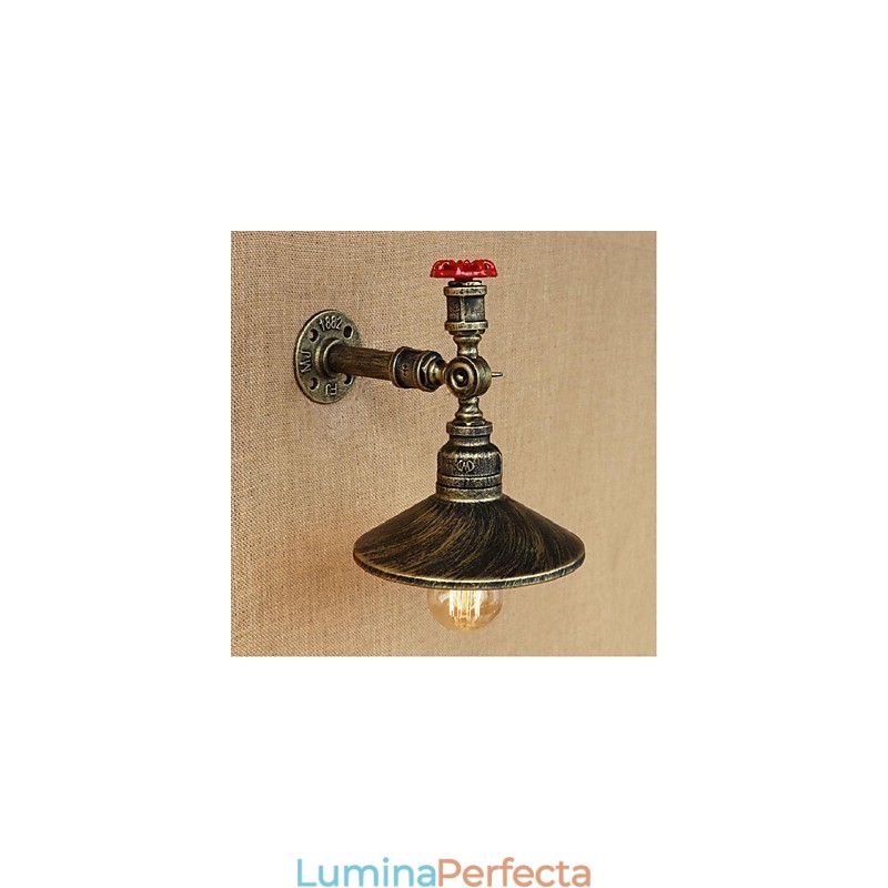 Caracteristică de pictură rustic Lodge pentru aplice de perete cu lumină ambientală