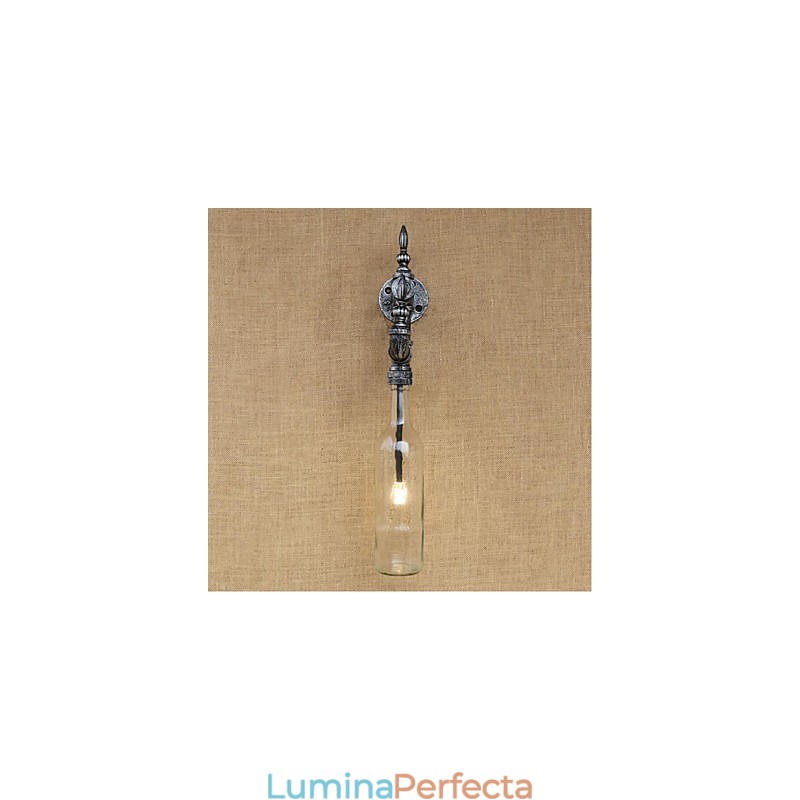 Rustic Lodge Silver Caracteristică pentru lumina ambientală Aplice de perete