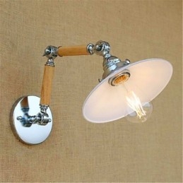 Funcție cromată modernă și contemporană pentru lumină ambientală cu braț oscilant