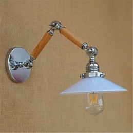 Funcție cromată modernă și contemporană pentru lumină ambientală cu braț oscilant