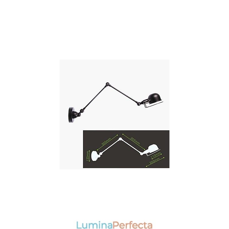 Lumini cu braț oscilant Metal modern contemporan