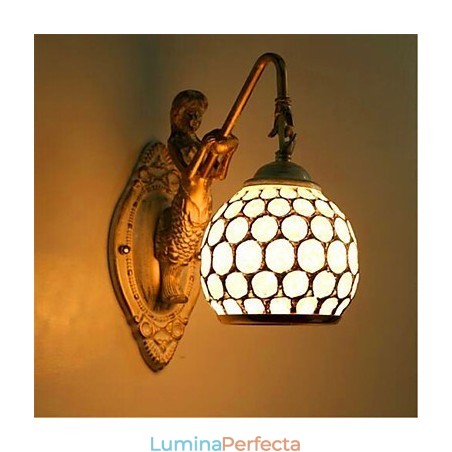 Lampă de perete în stil european simplu, retro, pastorală, dormitor, noptiere, balcon, scară, oglindă pe hol Lampă de perete în stil european simplu, retro, pastorală, dormitor, noptiere, balcon, scară, oglindă pe hol