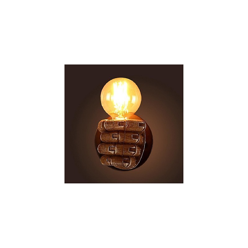 Caracteristică de pictură rustic Lodge pentru aplice de perete cu lumină ambientală