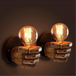 Caracteristică de pictură rustic Lodge pentru aplice de perete cu lumină ambientală