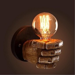 Caracteristică de pictură rustic Lodge pentru aplice de perete cu lumină ambientală