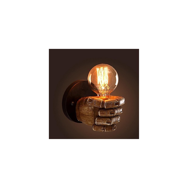 Caracteristică de pictură rustic Lodge pentru aplice de perete cu lumină ambientală