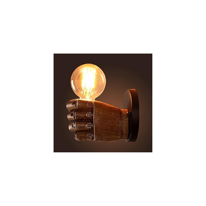 Caracteristică de pictură rustic Lodge pentru aplice de perete cu lumină ambientală