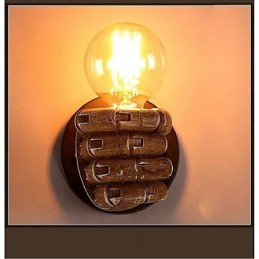 Caracteristică de pictură rustic Lodge pentru aplice de perete cu lumină ambientală