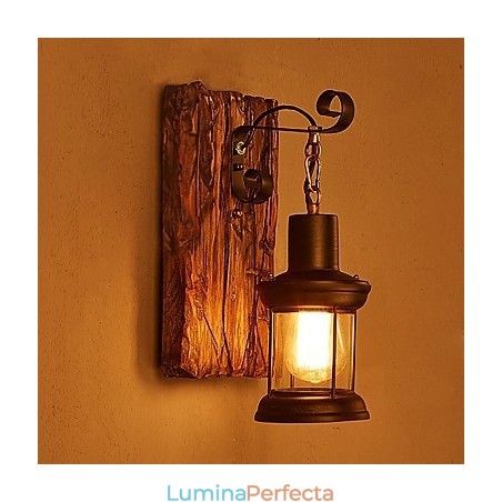 Lampă de perete cu un singur cap industrial, vintage, retro, din lemn, din metal, culoare, pentru decorarea coridorului hotelului Lampă de perete cu un singur cap industrial, vintage, retro, din lemn, din metal, culoare, pentru decorarea coridorului hotelului