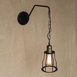 Restaurant Cafe Lanț Coridoare Lampă de perete din fier