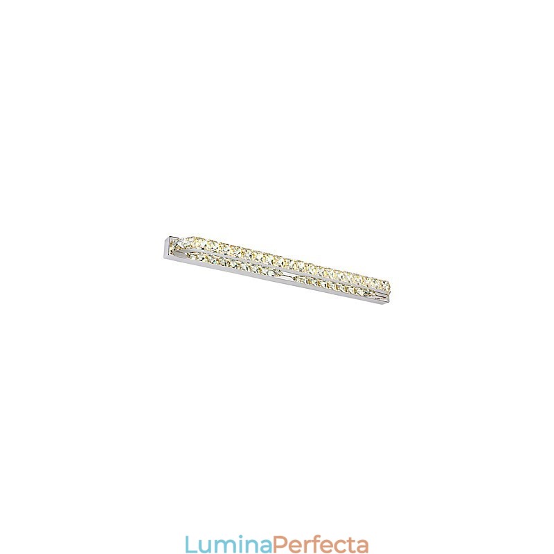 Lampă lungă cu oglindă de înaltă calitate, lumini pentru baie, lumini de perete din metal și cristal