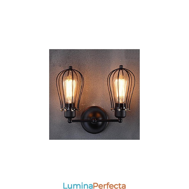 Retro Grapefruit American Village Iron Antique Restaurant Corridor Coridor Lampă de perete