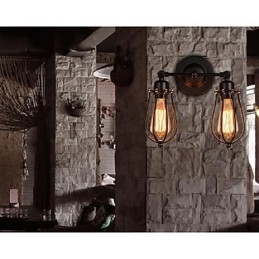 Retro Grapefruit American Village Iron Antique Restaurant Corridor Coridor Lampă de perete