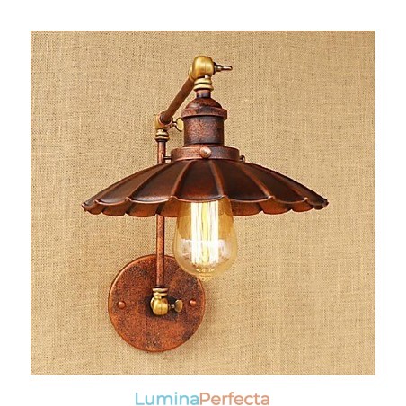 Braț lung Jumătate de rugină Aplice de perete pliabile retractabile retro creativ nostalgic Braț lung Jumătate de rugină Aplice de perete pliabile retractabile retro creativ nostalgic
