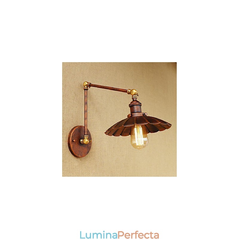 Braț lung Jumătate de rugină Aplice de perete pliabile retractabile retro creativ nostalgic