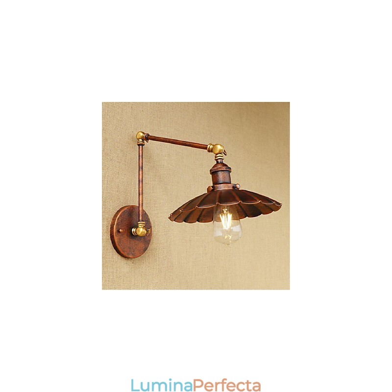 Braț lung Jumătate de rugină Aplice de perete pliabile retractabile retro creativ nostalgic