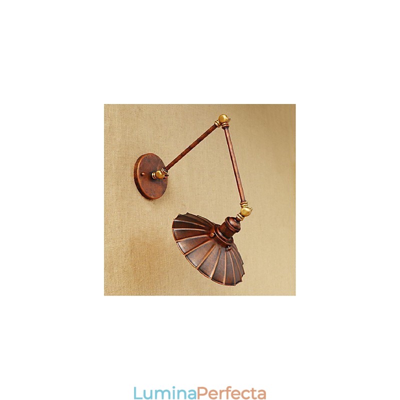 Braț lung Jumătate de rugină Aplice de perete pliabile retractabile retro creativ nostalgic