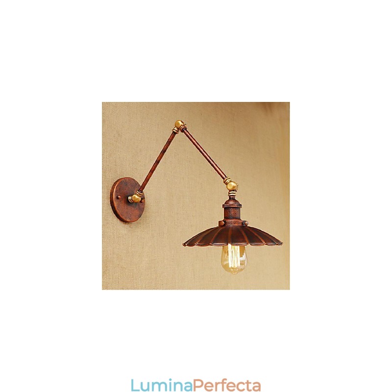 Braț lung Jumătate de rugină Aplice de perete pliabile retractabile retro creativ nostalgic
