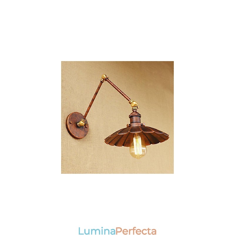 Braț lung Jumătate de rugină Aplice de perete pliabile retractabile retro creativ nostalgic