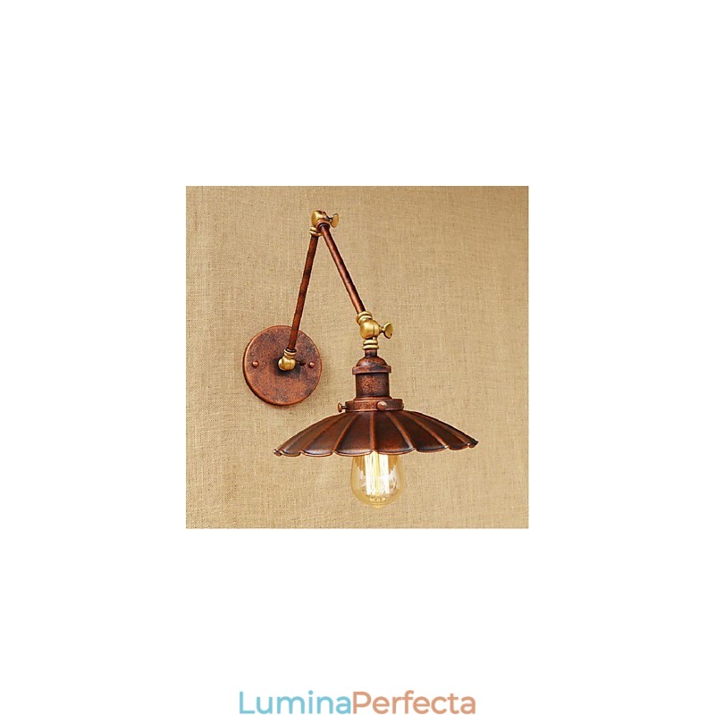 Braț lung Jumătate de rugină Aplice de perete pliabile retractabile retro creativ nostalgic