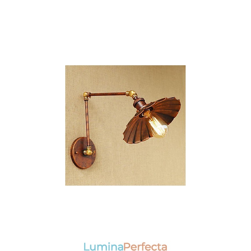 Braț lung Jumătate de rugină Aplice de perete pliabile retractabile retro creativ nostalgic
