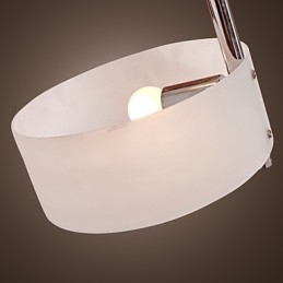 Candelabru din metal cromat în stil mini modern și contemporan Garaj cu montaj încastrat