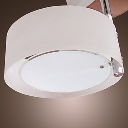 Candelabru din metal cromat în stil mini modern și contemporan Garaj cu montaj încastrat